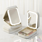 Makeup Opbevaringsboks med LED Spejl – Bærbar Kosmetik Organizer med Touch Lys HEYHEY Worldwide Dropshipping Store